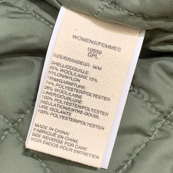 Woolrich Wool Blend Plaid Buffalo White Gray Vest Women’s EUC Size Medium - Picture 14 of 16